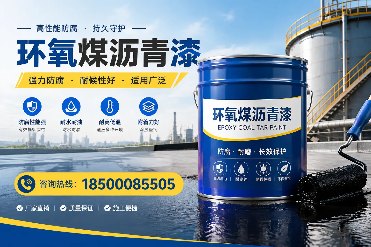 环氧煤沥青漆的储存与运输注意事项，大连企业须知
