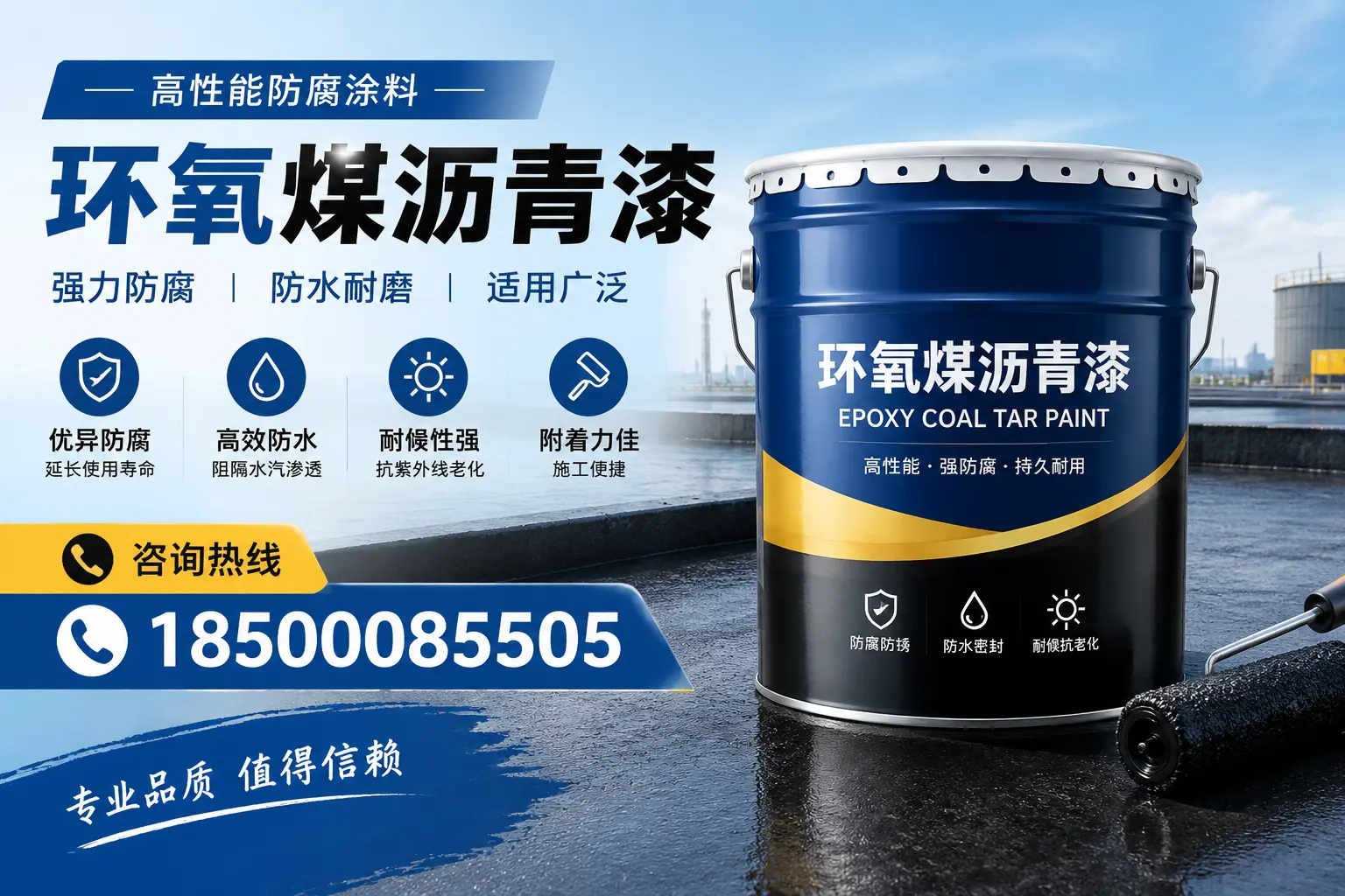 环氧煤沥青漆的主要成分与功能，大连用户深度了解